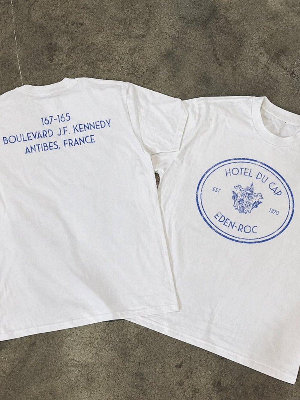 Hotel du Cap Eden-Roc Antibes France White Graphic T-Shirt